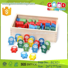 Conjunto de domino colorido personalizado para crianças